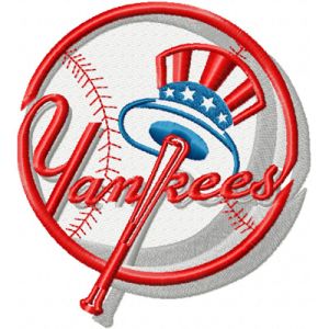New York Yankees logo 2 embroidery design