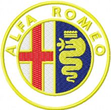 Alfa Romeo Logo embroidery design