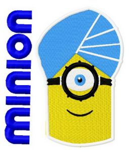 Minion in turban 2 embroidery design
