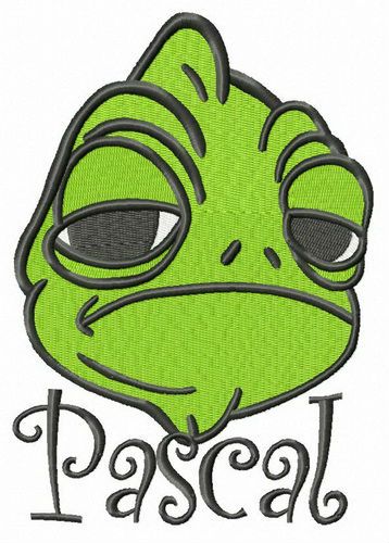 Displeased Pascal machine embroidery design