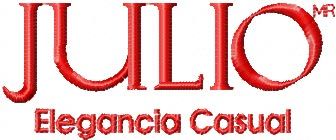 Julio Elegancia Casual Logo machine embroidery design