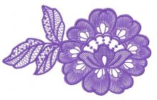 Lace flower 3 embroidery design