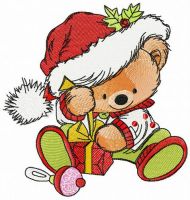 My first Christmas present embroidery design