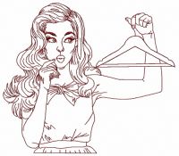 I have nothing to wear 2 embroidery design