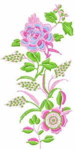 Spring Rose  embroidery design