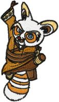 Shifu Attack embroidery design