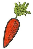 Carrot embroidery design