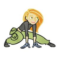 Kim Possible embroidery design