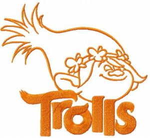 Princess Poppy 6 embroidery design