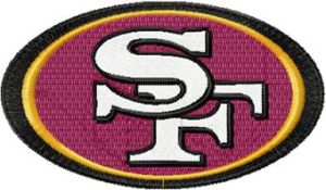 San Francisco 49ers embroidery design