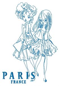 French fashion-mongers 3 embroidery design