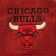 Embroidered Chicago Bulls logo on towel
