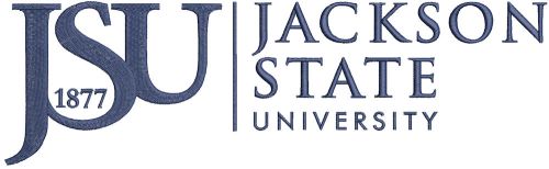 Jackson State University full logo embroidery design