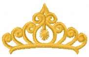 Gold crown free embroidery design