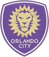 Orlando City logo embroidery design