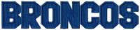 Swift Current Broncos Wordmark logo embroidery design