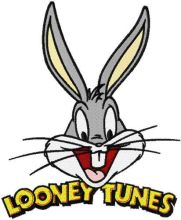Bunny Looney tunes embroidery design