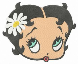 Betty with chamomile embroidery design