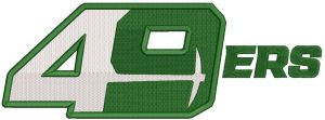 Charlotte 49ers secondary logo 2020 embroidery design