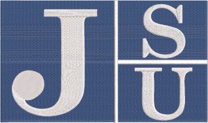 Jackson State Tigers primary logo embroidery design