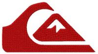 Quiksilver logo embroidery design