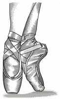 Pointe work embroidery design