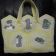 Embroidered nappy bag with tatty teddy bears