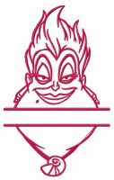 Ursula monogram embroidery design
