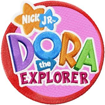 Dora the Explorer Logo 2 machine embroidery design
