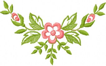 free flowers element edmbroidery