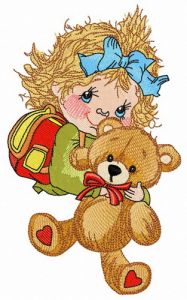 See you later my friend embroidery design