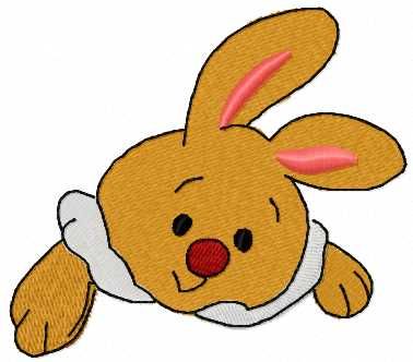 Bunny toy free embroidery design