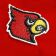 Finished Louisville Cardinals Alternate Logo embroidery design