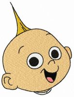 Jack-Jack Parr face embroidery design