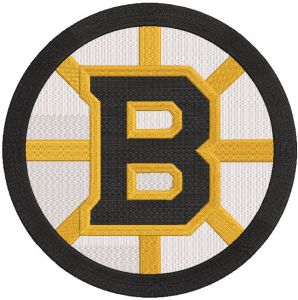 Boston Bruins Spoked-B logo embroidery design