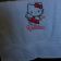 Hello Kitty embroidered on abth towel