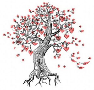 Tree of our love 2 embroidery design