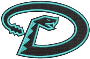 Arizona Diamondbacks alternate cap logo 2024 embroidery design