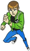 Ben 10 teen embroidery design