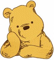 Classic Winnie Pooh free embroidery design