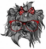 I'm a fashion girl 2 embroidery design