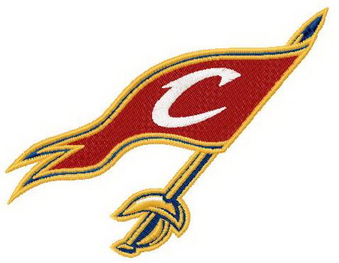 Cleveland Cavaliers logo 4 machine embroidery design