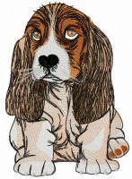 English Cocker Spaniel embroidery design