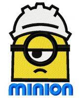 Minion the builder 2 embroidery design