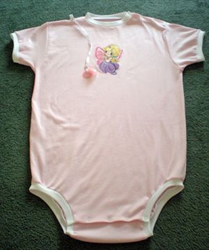 baby outfit with embroidery design