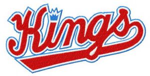 Sacramento Kings logo 2 embroidery design