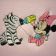 Minnie Mouse and zebra embroidered
