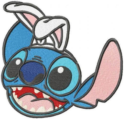 Happy Easter stitch embroidery design