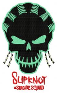Suicide Squad Slipknot embroidery design
