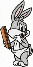Bugs Bunny embroidery design